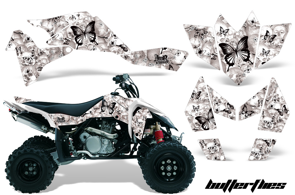 Suzuki LTR450 Graphics Kit Butterfly BW